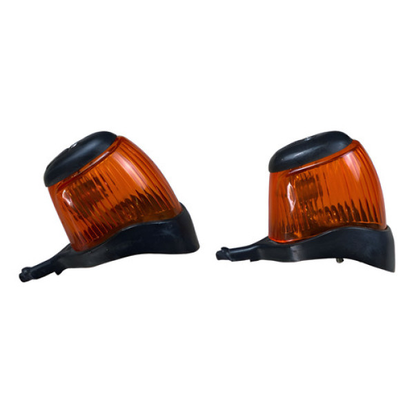 Par Lanterna Pisca Seta Dianteira Mb 1111/1113/1114  Laranja