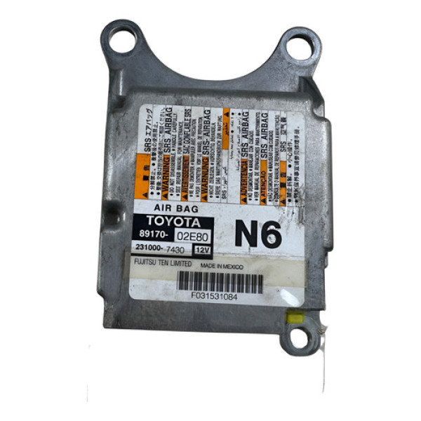 Módulo Airbag Toyota Corolla Xei 2016 Codigo 8917002e80
