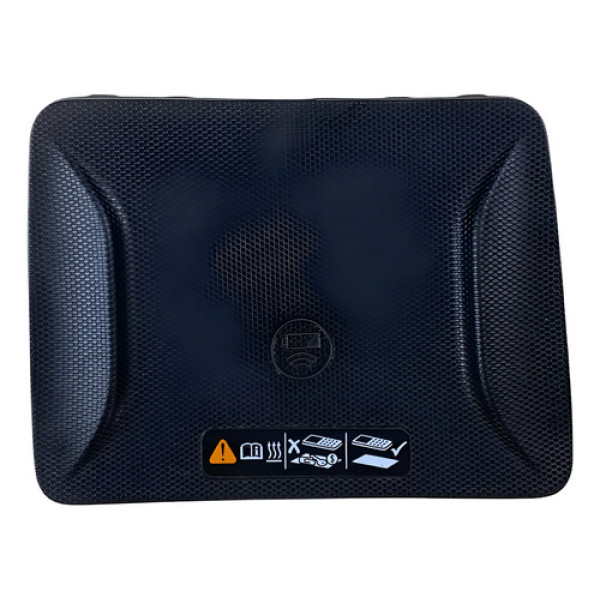 Acabamento Carregador Indução Porta Objetos Gm Onix 2020/23 Prateado