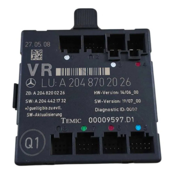 Módulo Trava Porta Dianteira Direita Mercedes C180/c200 2011