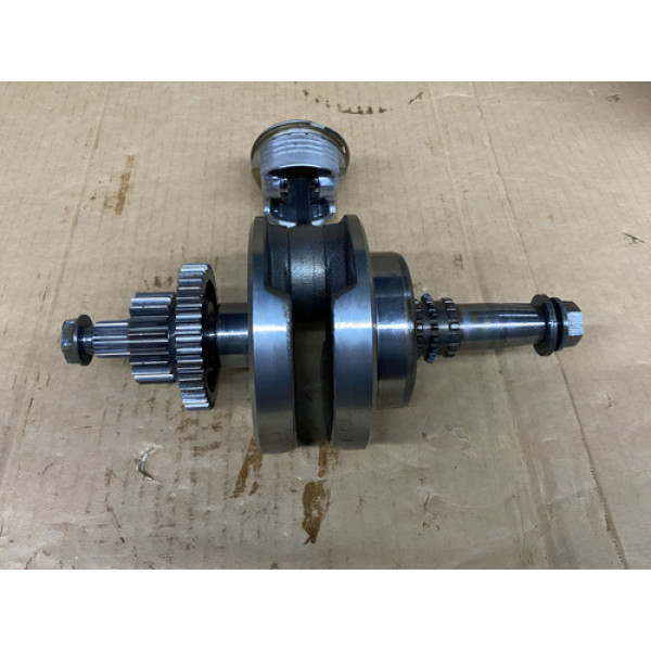 Virabrequim Titan 150 2010 2014 Injetada Original Completo