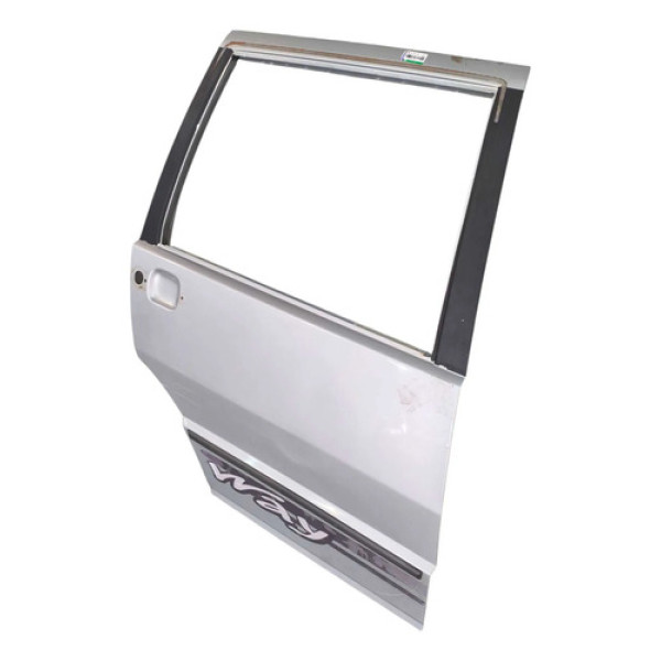 Porta Traseira Direita Fiat Uno Milli 1995 A 2013 Original Traseira Direita Prateado