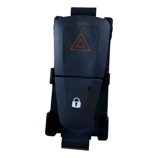 Botão Pisca Alerta Trava Renault 2014 Preto