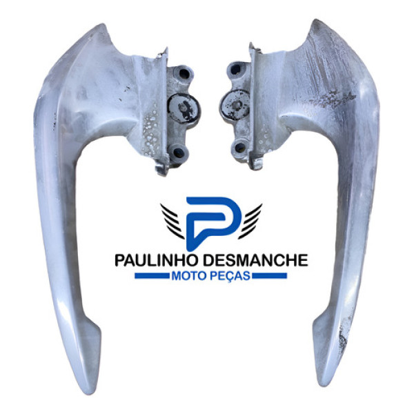 Par Alça Apoio Garupa Cb 300r Polido Original Cx33 Cromado