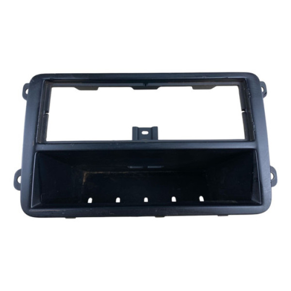 Moldura Console Central Painel Radio Gol Voyage 2017 - 2021 Preto