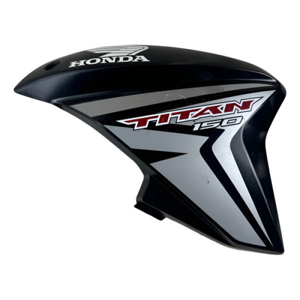 Carenagem Asa Tanque L.d Titan 150 2015 Original Cx30 Preto