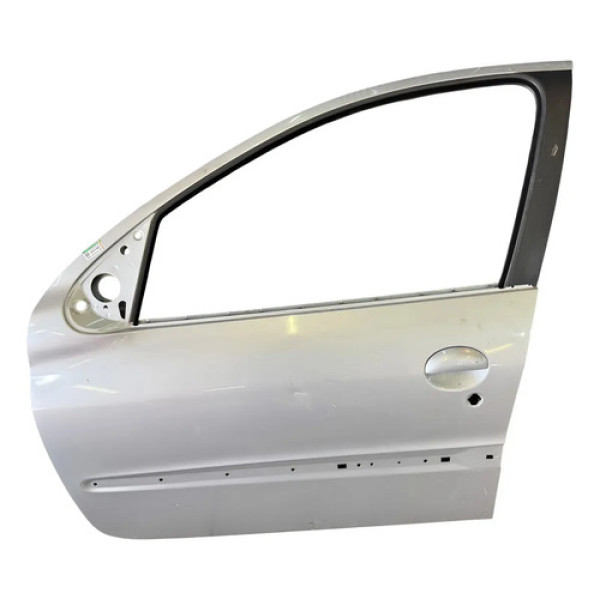 Porta Dianteira Esquerda Peugeot 206 207 2005 2012 Dianteira Dianteira Esquerda Prateado