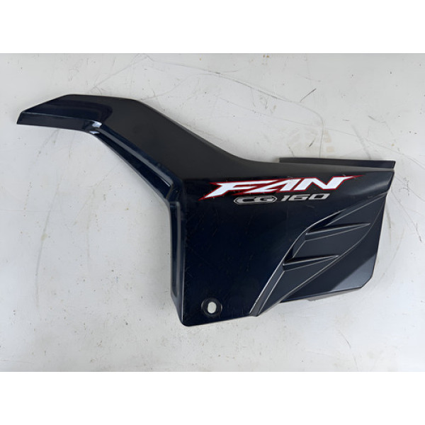 Carenagem Lateral Esquerda Fan 160 2016 A 2020 Original Preto