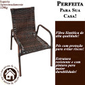 Cadeira Varanda Confortável Resistente Area Externa Premium