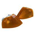 Par Lanternas Dianteiras Do Chevrolet Monza 1991/96  Laranja