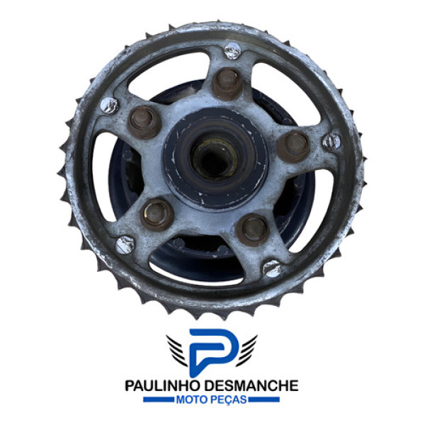 Flange Coroa Roda Traseira Cb300 2010 Original Filé Cx33 Preto