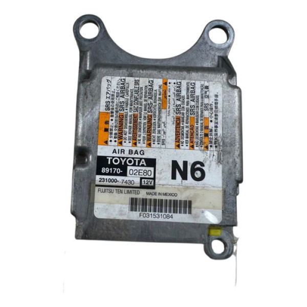 Módulo Airbag Toyota Corolla Xei 2016 Codigo 8917002e80