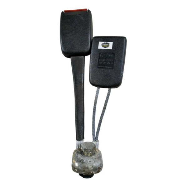 Engate Duplo Cinto Traseiro Central Volkswagen Passat 2000 Preto