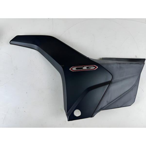 Carenagem Lateral Esquerda Honda Titan 150 2015 Preto