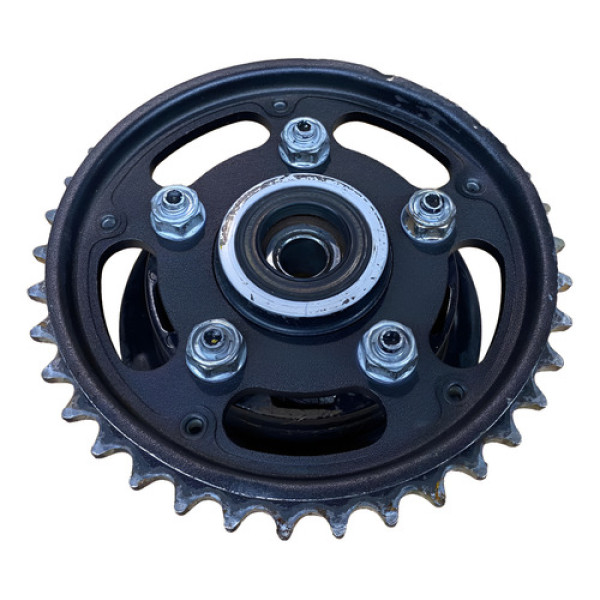 Flange Coroa Twister 250 2002 A 2008 Original Completo Preto