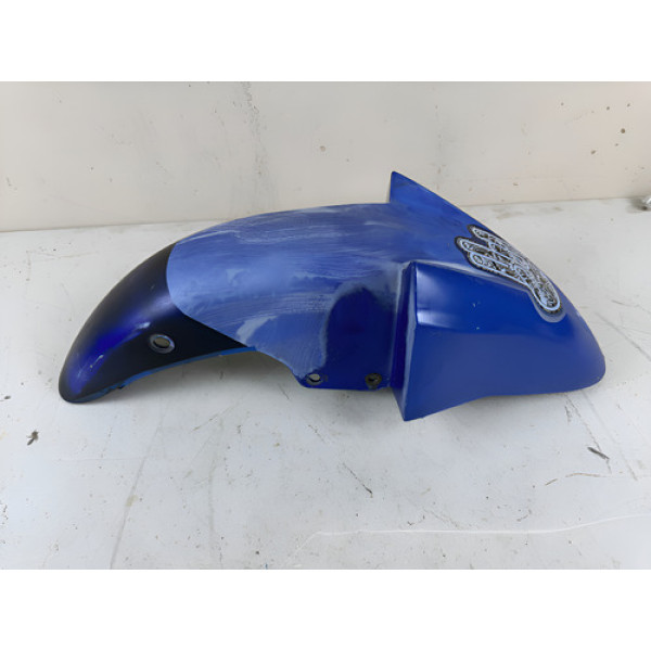 Carenagem Pára-lama Dianteiro Suzuki 125 Yes 2008 Original Azul