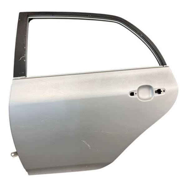 Porta Traseira Esquerda Toyota Corolla 2009 A 2014 Original Traseira Esquerda Prata