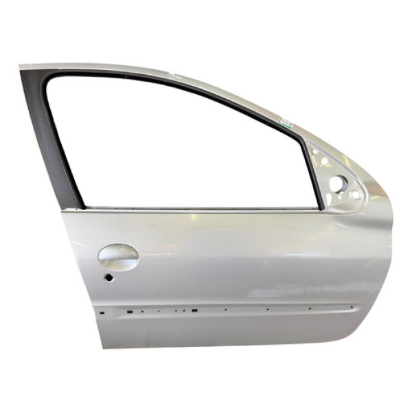 Porta Dianteira Direita Peugeot 206 207 2005 2012 Dianteira Direita Prateado