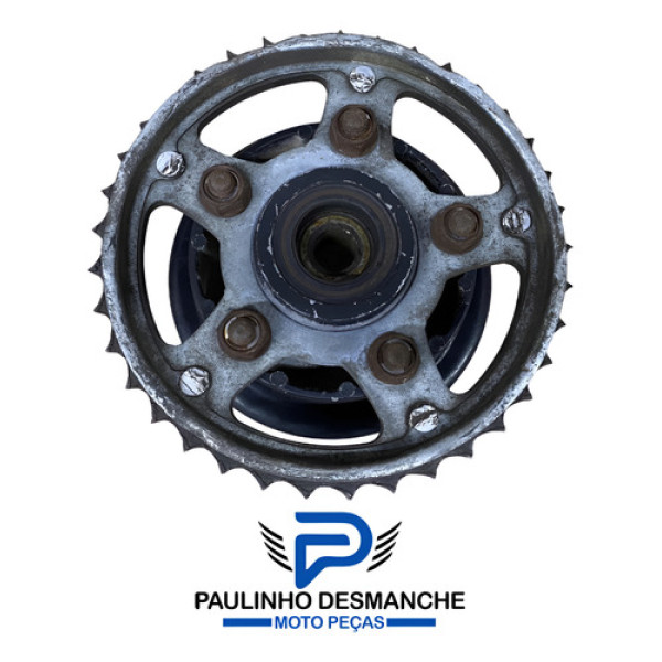 Flange Coroa Roda Traseira Cb300 2010 Original Filé Cx33 Preto