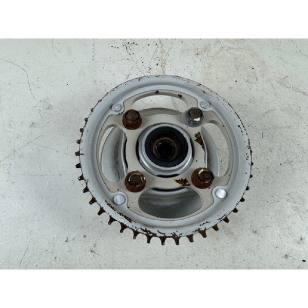 Flange Coroa Roda Traseira Titan Fan Start 150 2011 Cx31 Prateado