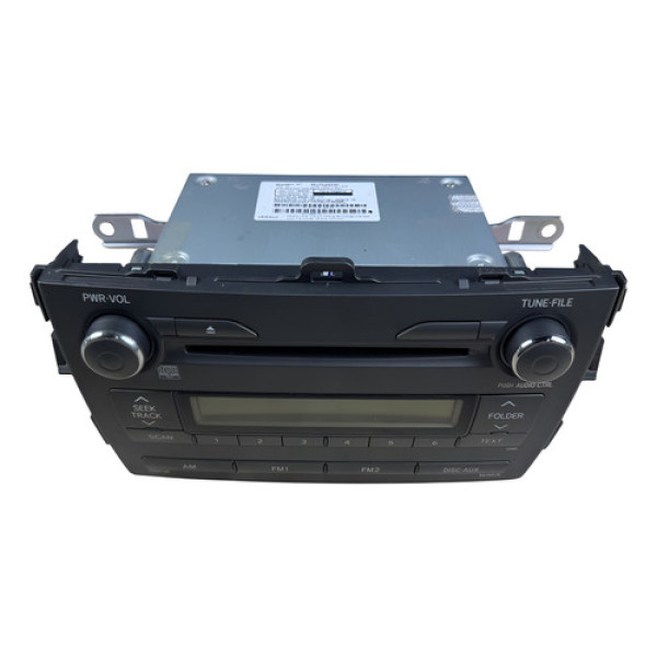 Rádio Aparelho De Som Toyota Corolla 2009 2014  8612002e80