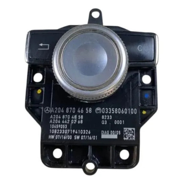 Botao Navegacao Painel Mercedes-benz Classe C180 C200 2008 Preto