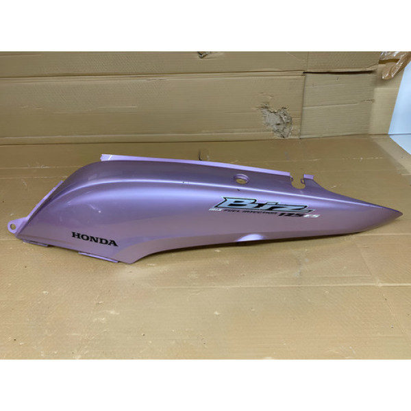 Lateral Carenagem Esquerdo Honda Biz 125 2011 Original Filé Rosa-claro