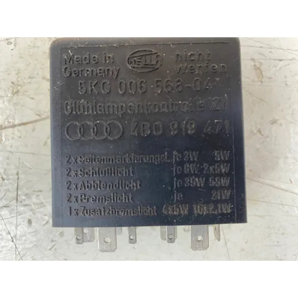 Relê Temporizador Audi A3 1997 A 2003 Preto