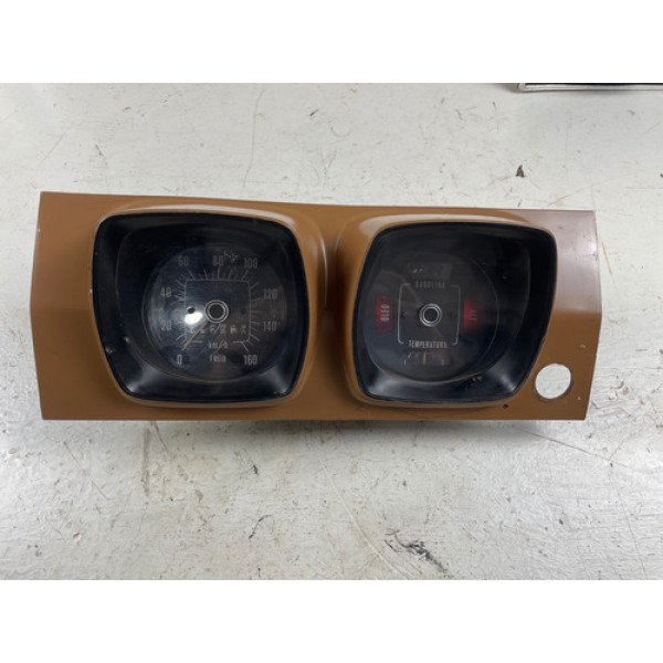 Painel Instrumento Velocimetro Corcel 1 1977 Original Marrom