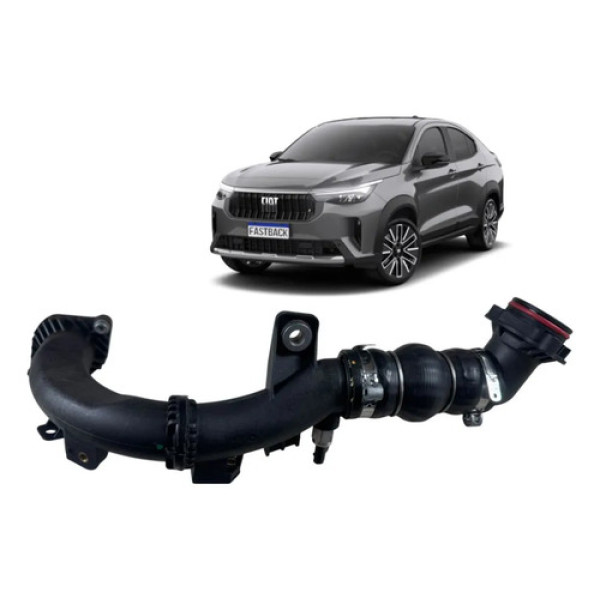 Mangueira Intercooler Fiat Fastback 1.0 2022 2024 46347286 Preto