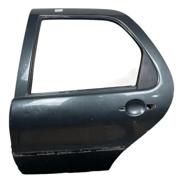 Porta Traseira Esquerda Palio Siena 2006 2012 Sapao Lisa Traseira Esquerda Cinza