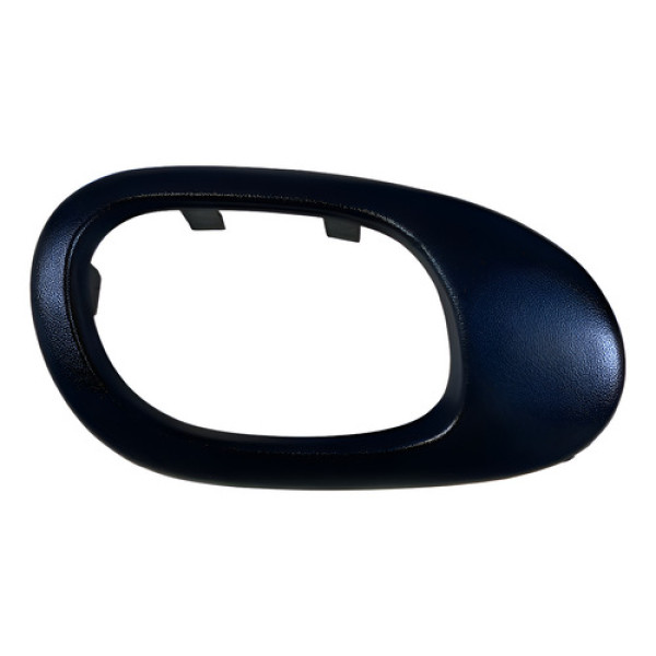 Moldura Da Maçaneta Interna Dianteira L/e Peugeot 207 2013 Prateado Dianteira