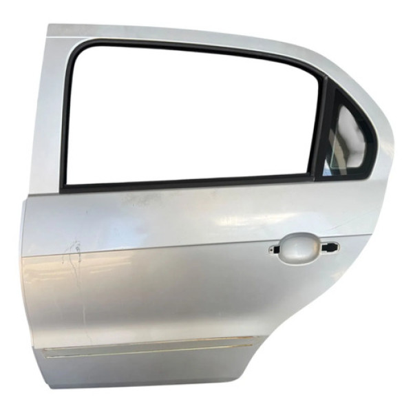 Porta Traseira Esquerda Volkswagen Gol Voyage G5 G6 G7 G8 Traseira Esquerdo Prateado
