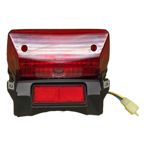 Lanterna Traseira Factor 125 2010 Original Completo Filé Direito Vermelho