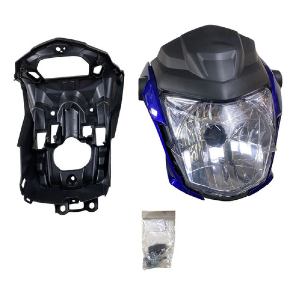 Frente Completa Farol Honda Cg 160 Fan 160 Esd 2022 2023 Azul