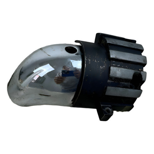 Alça Protetor Escapamento Vmax 1200 1999 Lado Esquerdo Cx39 Preto