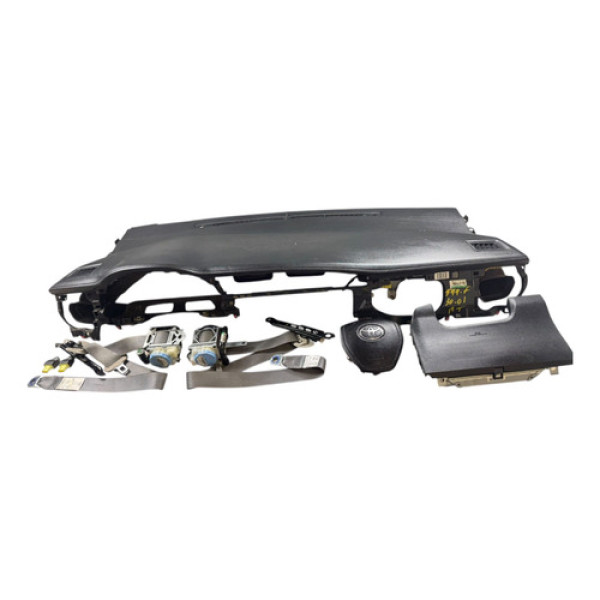 Kit Airbag Painel Tabelier Corolla 2014 A 2019 Original Preto