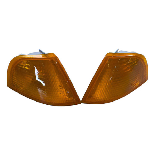 Par Lanternas Dianteiras Do Chevrolet Monza 1991/96 Laranja