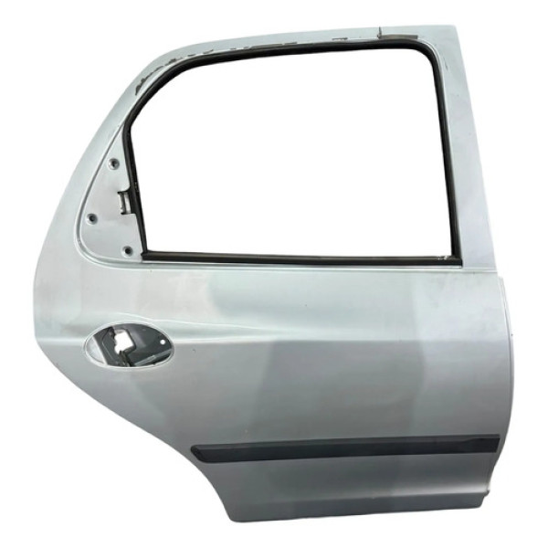 Porta Traseira Direita Chevrolet Celta 2010 Lisa Original Traseira Esquerda Prateado