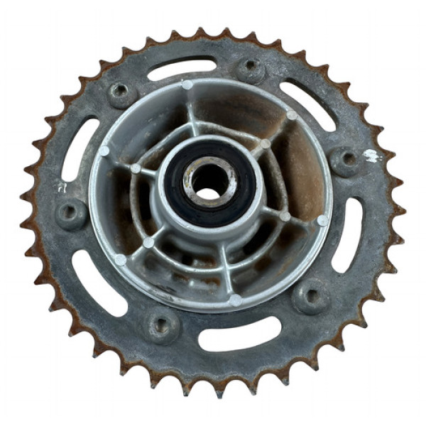 Flange Coroa Honda Nx-4 Falcon 2008 Original Cinza