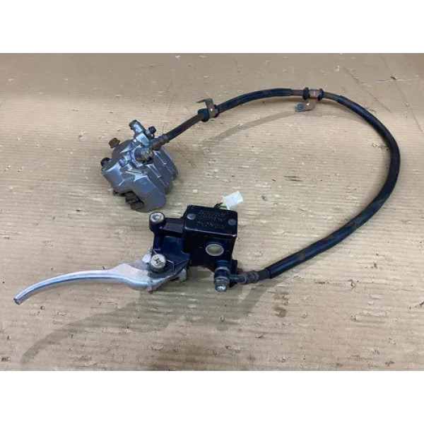 Sistema Freio Dianteiro Honda Lead 110 2010 Completo Preto E Prata