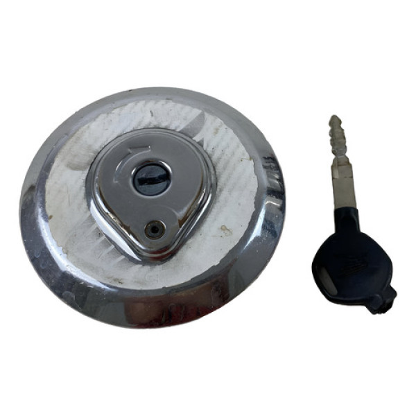 Tampa Tanque Com Chave Titan Fan 150 125 2000 A 2008 Cx36 Prateado