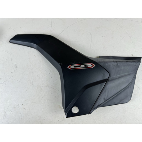 Carenagem Lateral Esquerda Honda Titan 150 2015 Preto