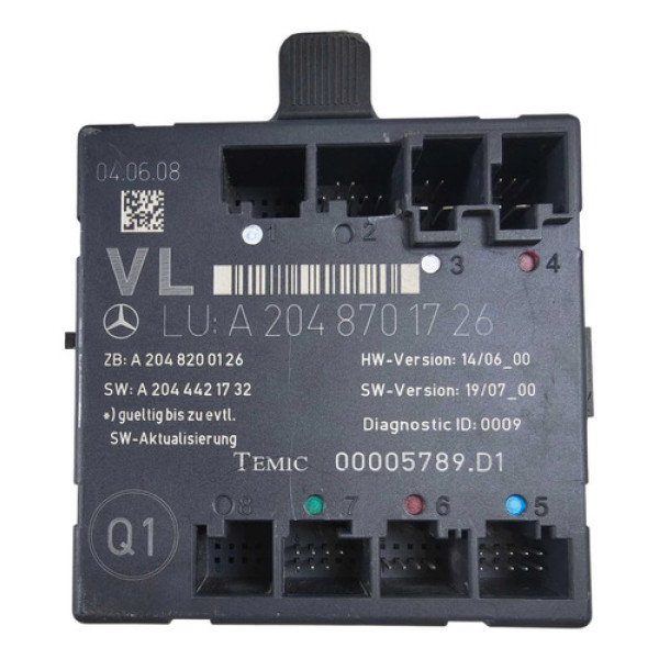 Módulo Porta Traseira Esquerda Mercedes 2008/2014