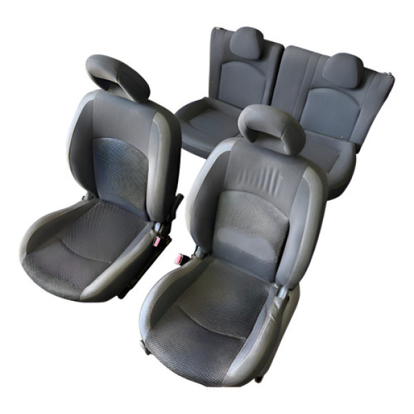 Jogo Banco Traseiro Dianteiro Peugeot 207 2012 Prateado