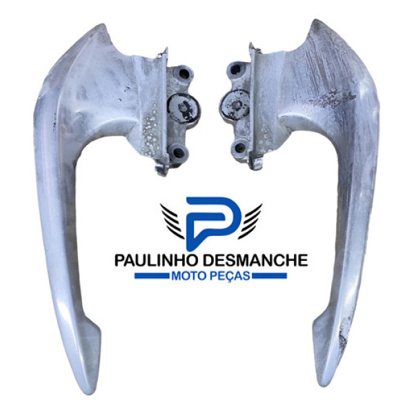 Par Alça Apoio Garupa Cb 300r Polido Original Cx33 Cromado
