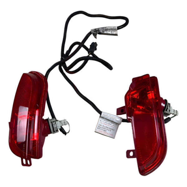 Kit Lanternas Faróis Neblina Peugeot 207 2012 Prateado