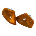 Par Lanternas Dianteiras Do Chevrolet Monza 1991/96  Laranja