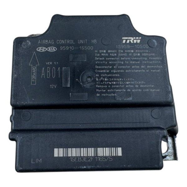 Módulo Airbag Hyundai Hb20 2015 Cód.959101s500