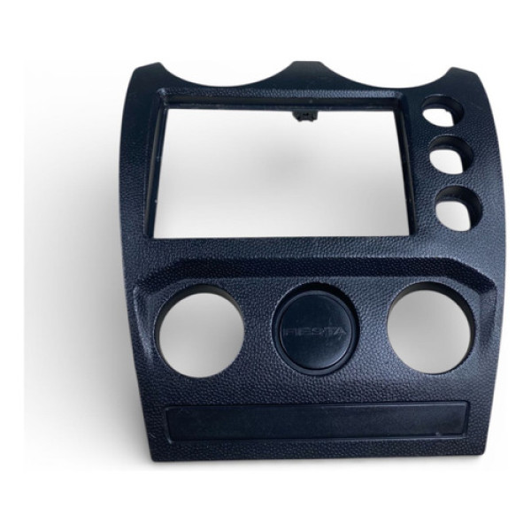 Moldura Do Radio E Comandos Ford Fiesta Rocan 2007/14 Preto